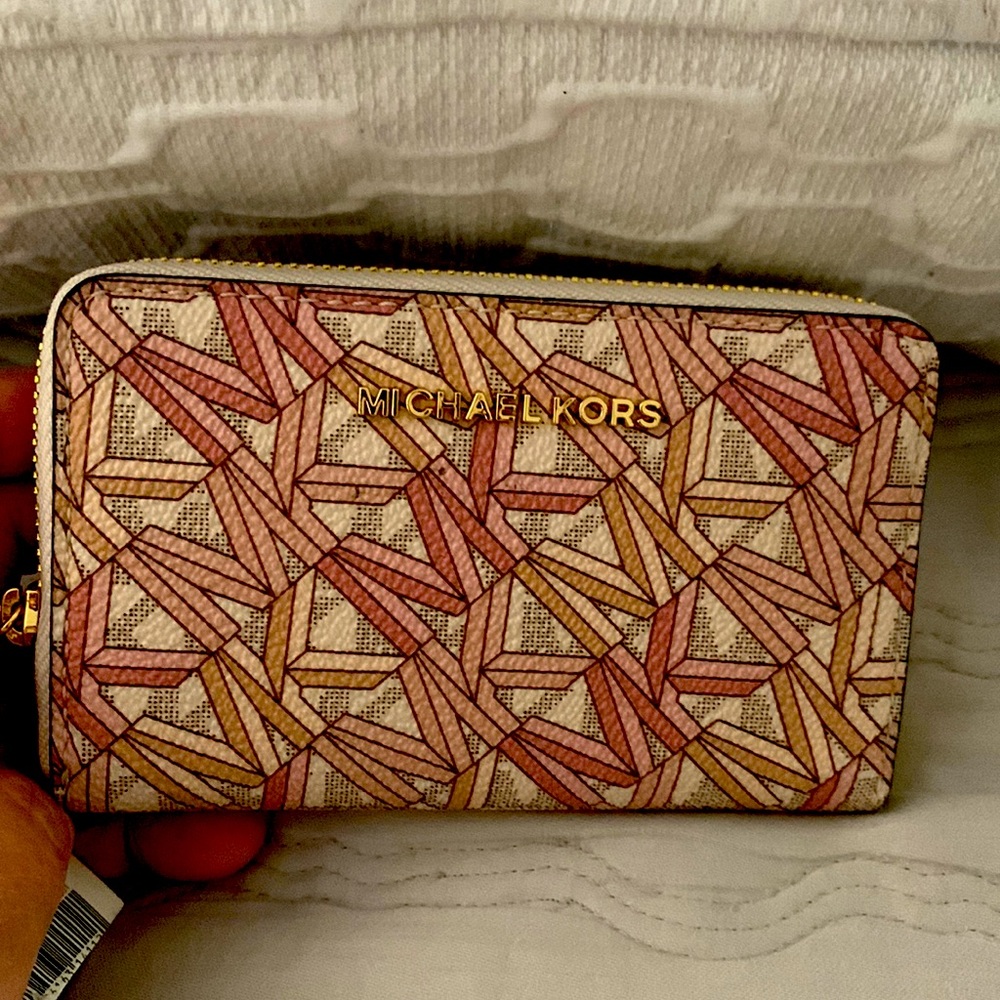 Michael Michael Kors zip around wallet